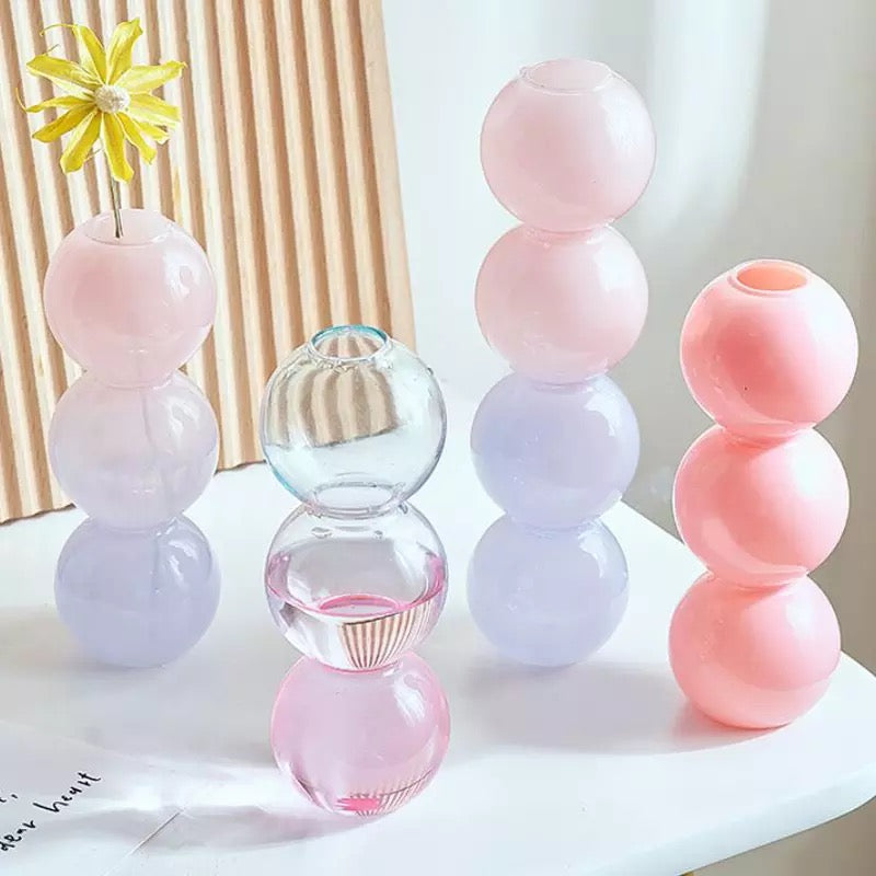 PASTEL BUBBLE BUD VASES