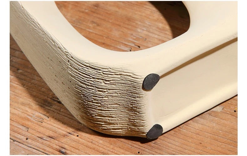 BRUSHED CERAMIC VASE