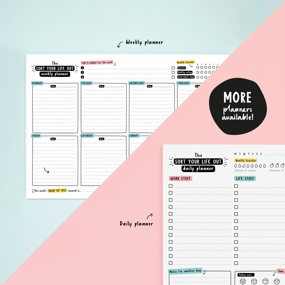 SORT YOUR LIFE OUT MEAL PLANNER PAD