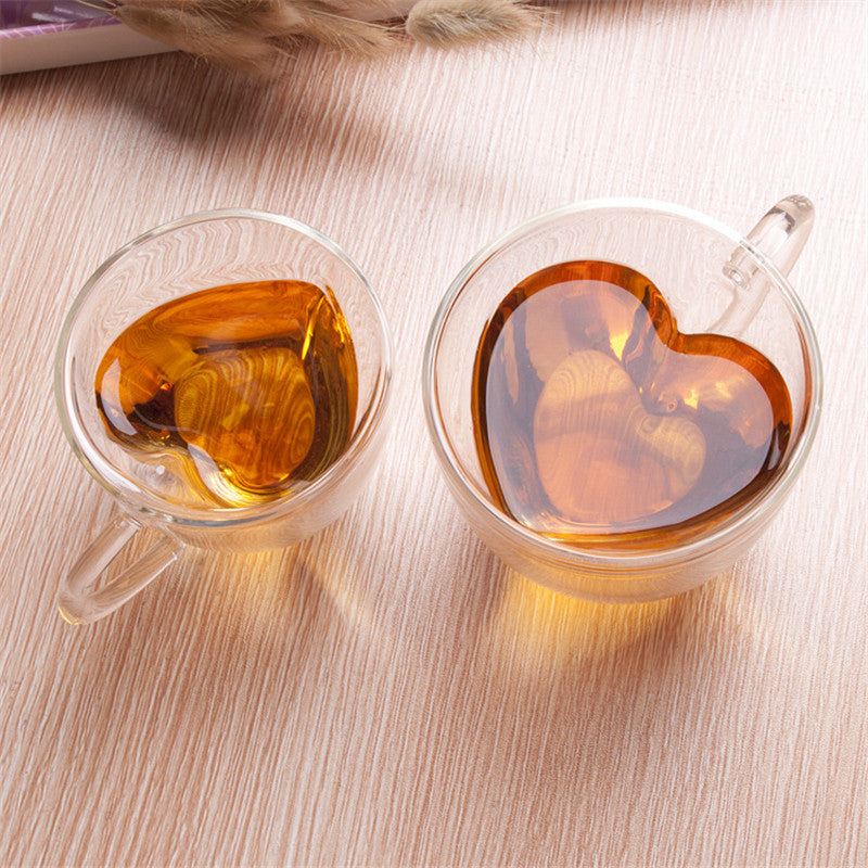 HEART SHAPED DOUBLE WALLED CUPS