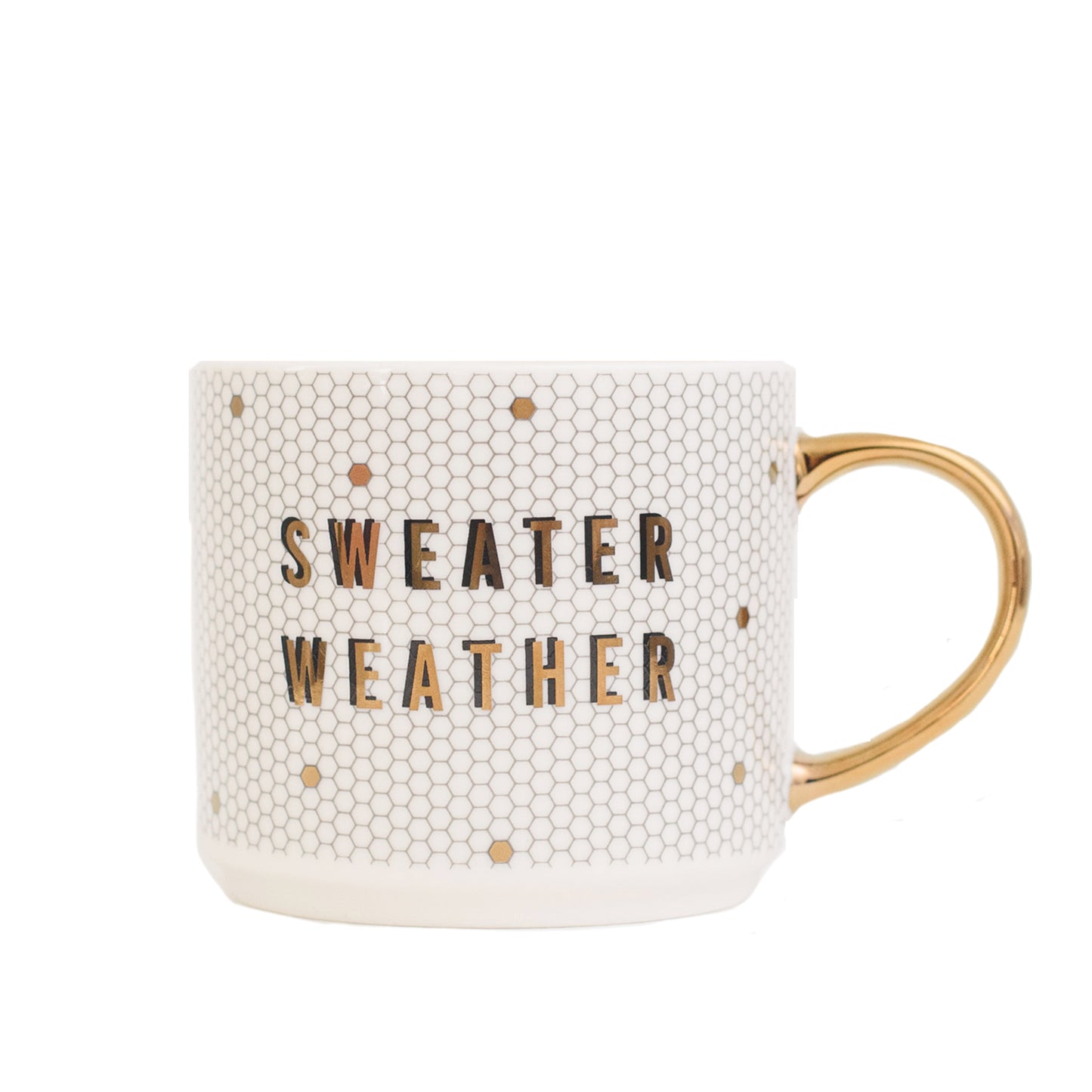 SWEATER WEATHER PRINTED MUG