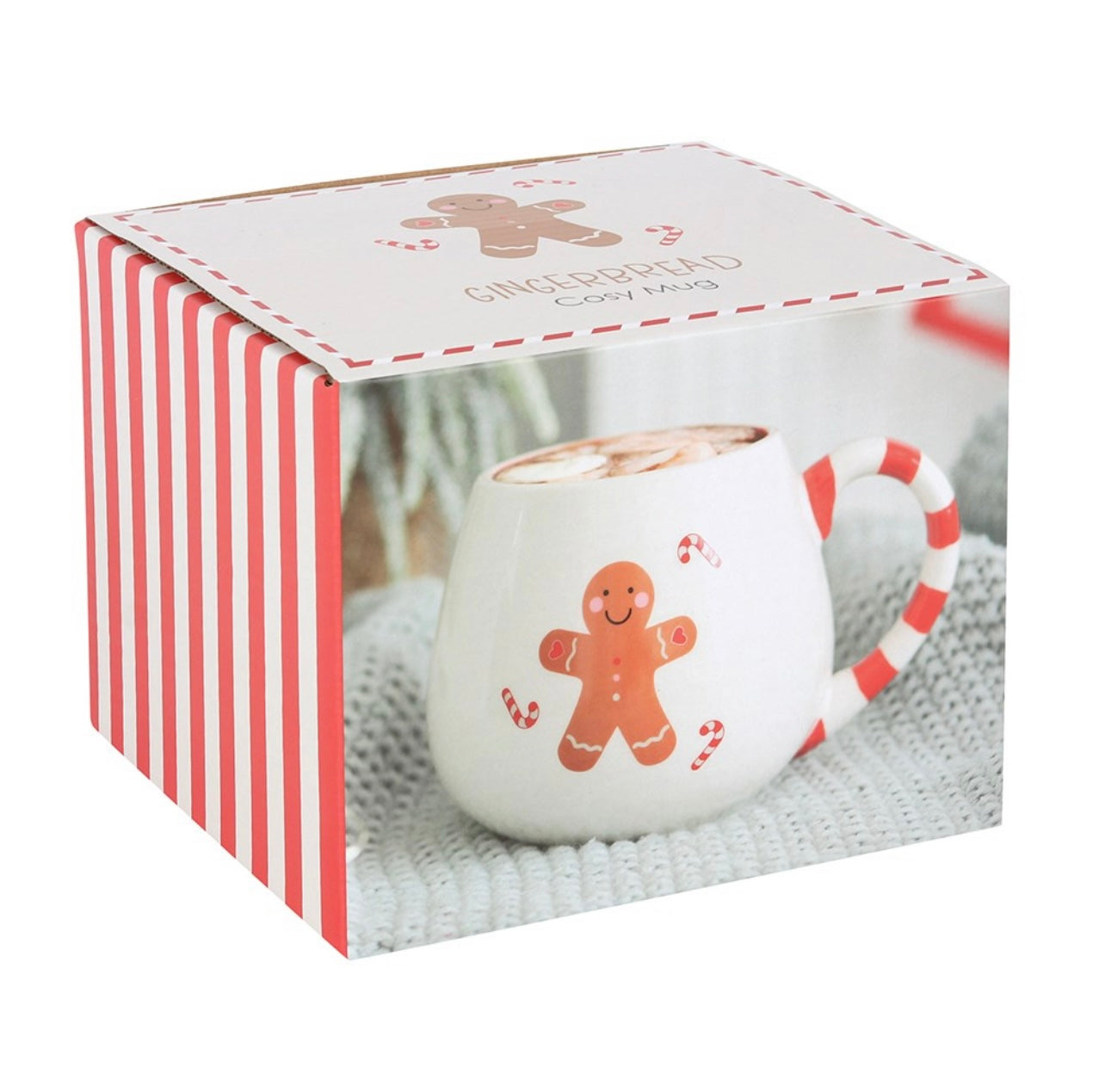 CANDY CANE GINGERBREAD COSY SEASON MUG