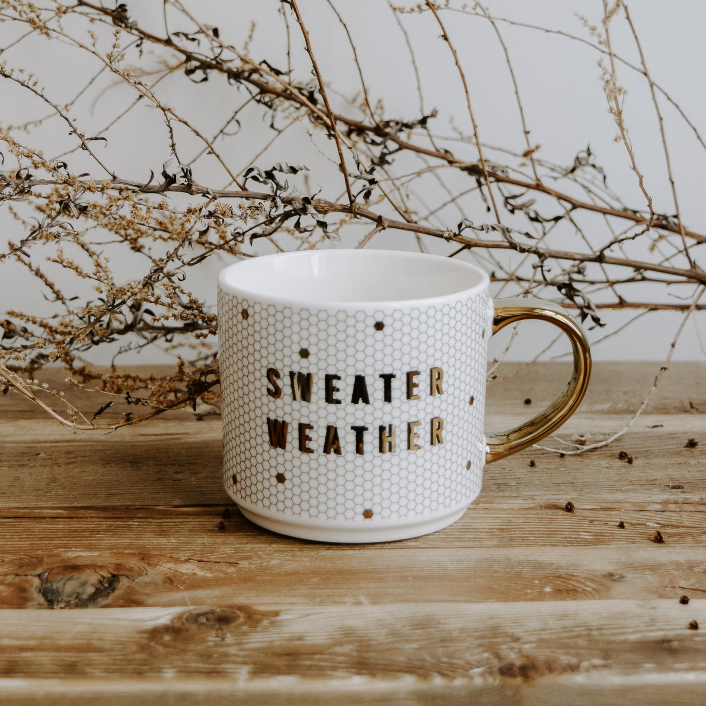 SWEATER WEATHER PRINTED MUG