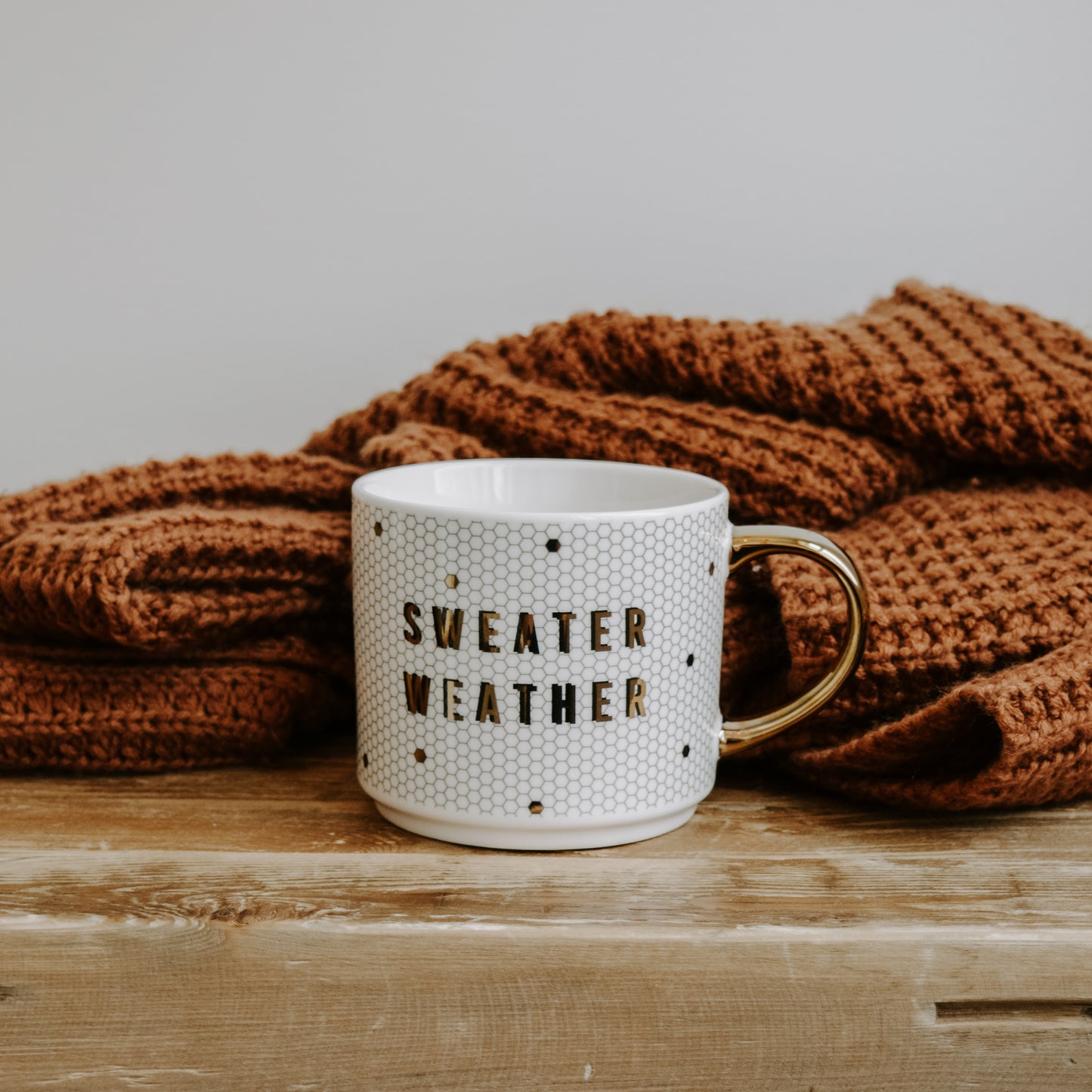 SWEATER WEATHER PRINTED MUG