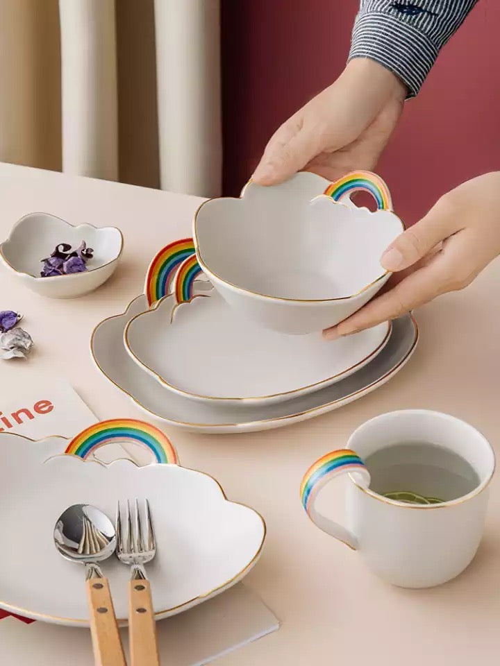 RAINBOW CERAMIC DINNERWARE