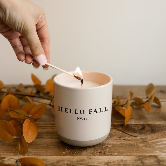 HELLO FALL SOY CANDLE