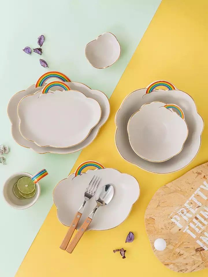 RAINBOW CERAMIC DINNERWARE