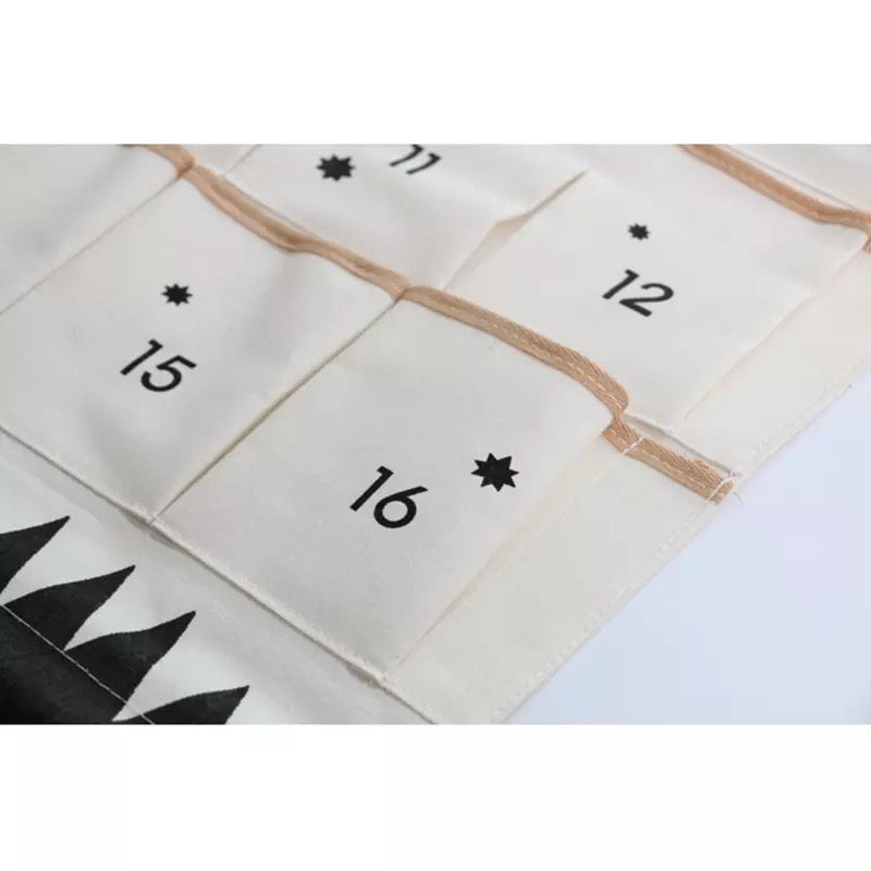 FABRIC CHRISTMAS ADVENT CALENDAR