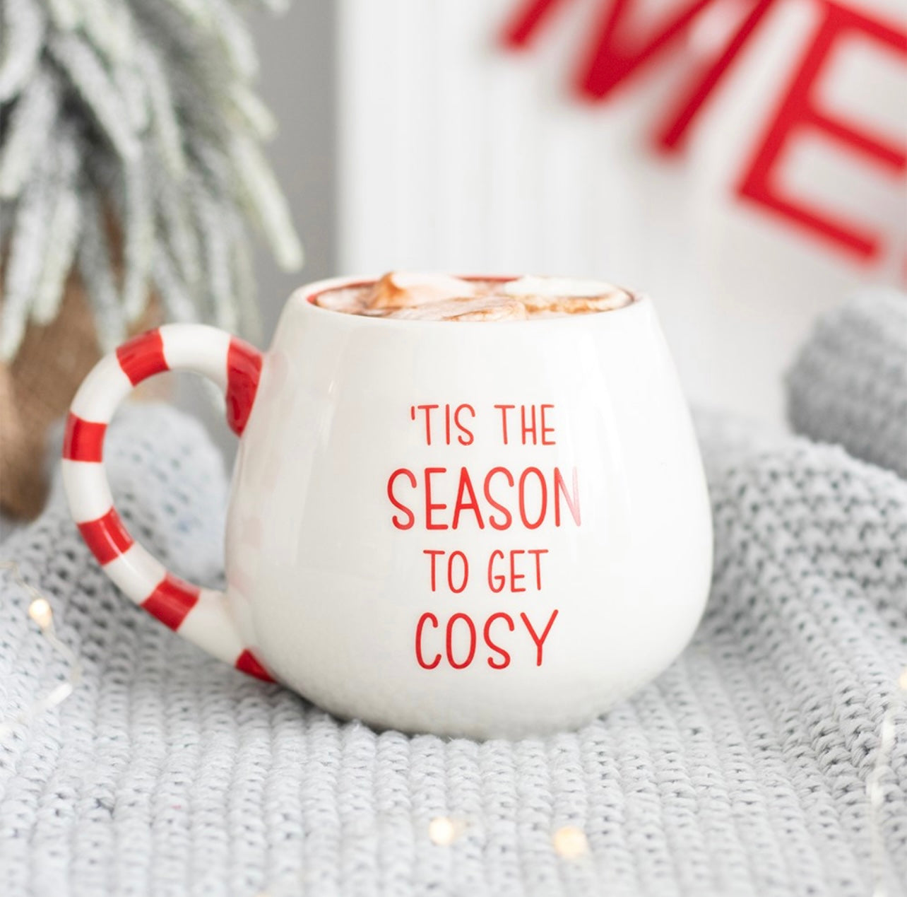 CANDY CANE GINGERBREAD COSY SEASON MUG