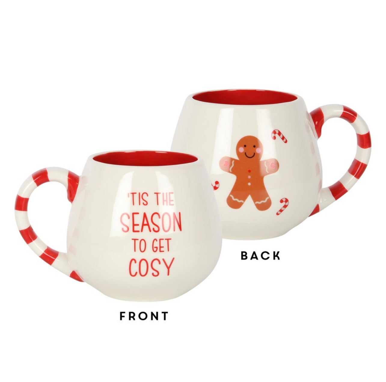 CANDY CANE GINGERBREAD COSY SEASON MUG