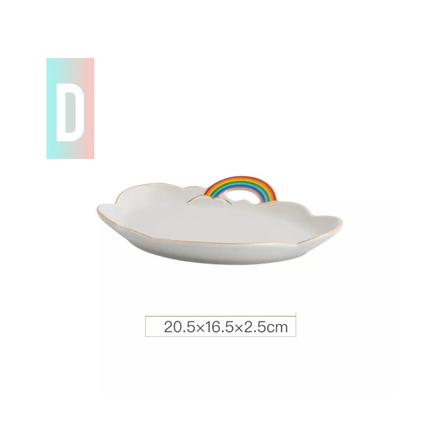 RAINBOW CERAMIC DINNERWARE