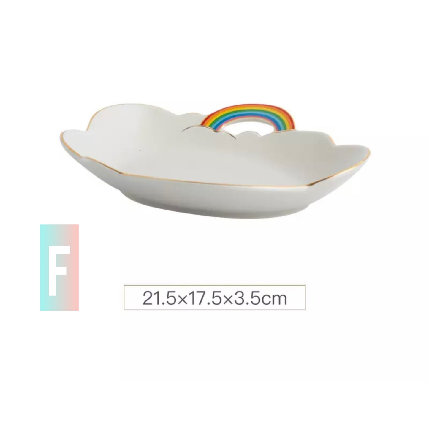 RAINBOW CERAMIC DINNERWARE