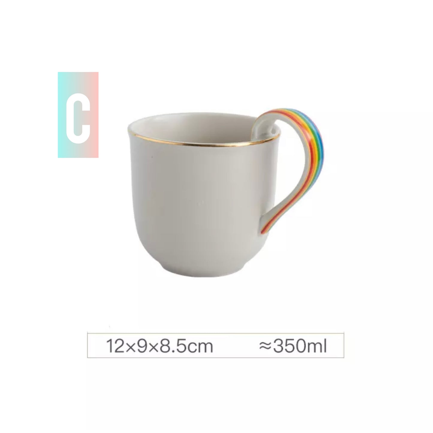 RAINBOW CERAMIC DINNERWARE