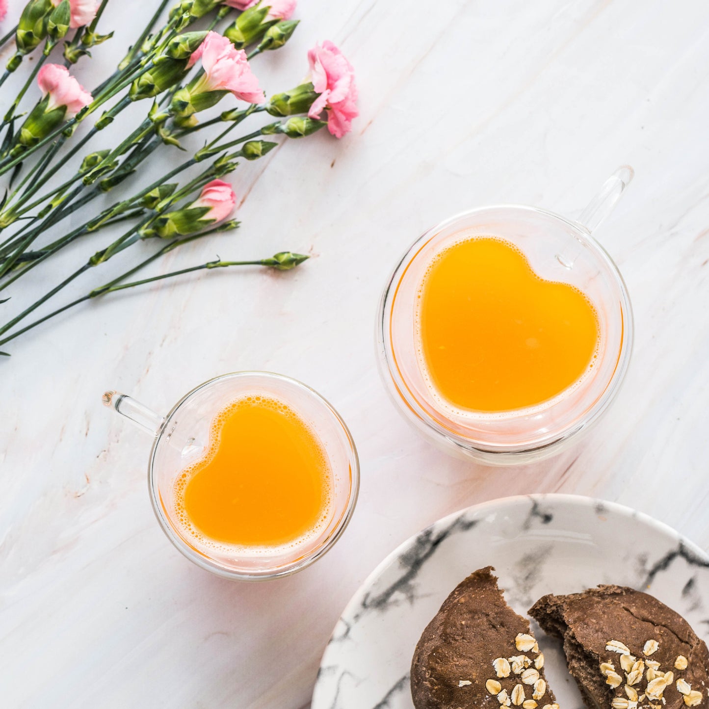 HEART SHAPED DOUBLE WALLED CUPS